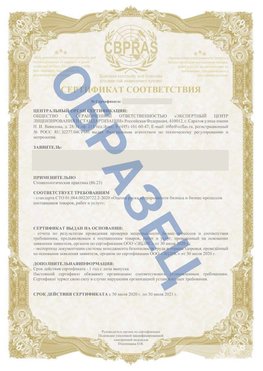 Образец Сертификат СТО 01.064.00220722.2-2020 Новоалтайск Сертификат СТО 01.064.00220722.2-2020 